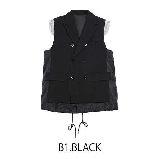 ダブルボタンベストジャケット [MICALLE MICALLE]