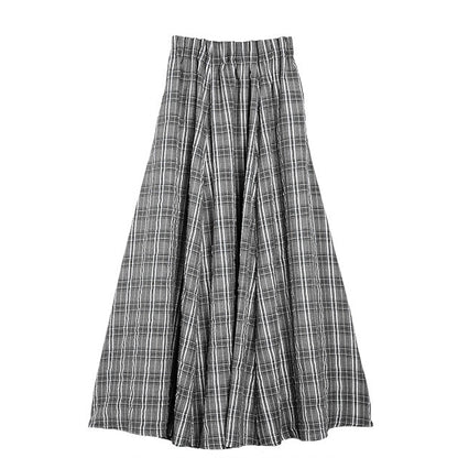 チェックAラインスカート [MICALLE MICALLE]