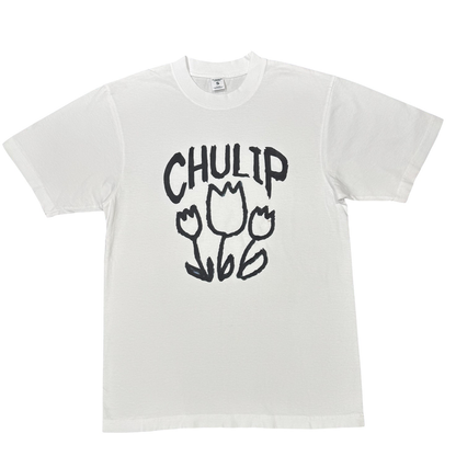 ラフスケッチチューリップTシャツ