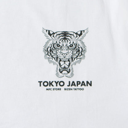 彫師美漸-BIZEN x MFC STORE TIGER TYO S/S TEE