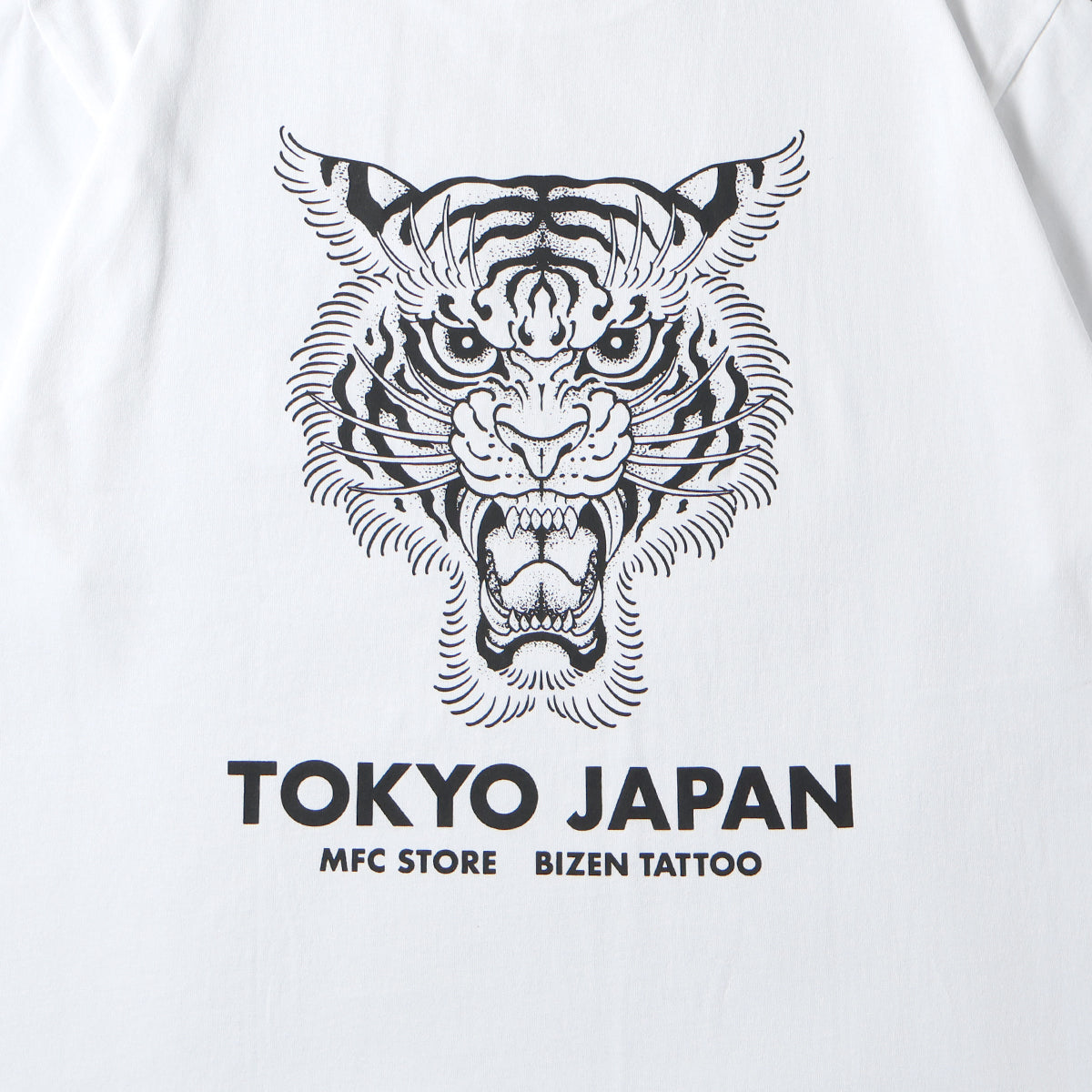 彫師美漸-BIZEN x MFC STORE TIGER TYO S/S TEE