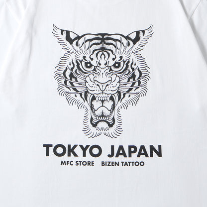 彫師美漸-BIZEN x MFC STORE TIGER TYO S/S TEE